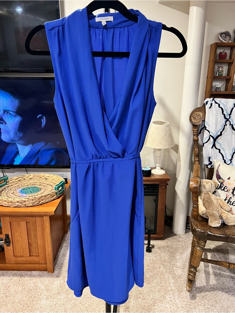 Maurices Sleeveless Royal Blue Dress